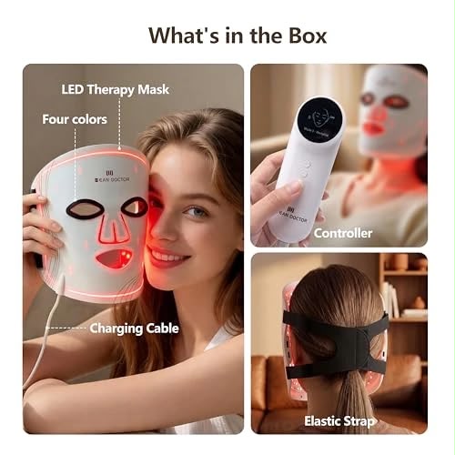 Lunkat Led Red Light Therapy Mask | Advanced At Home Skicare & Glow Treatment